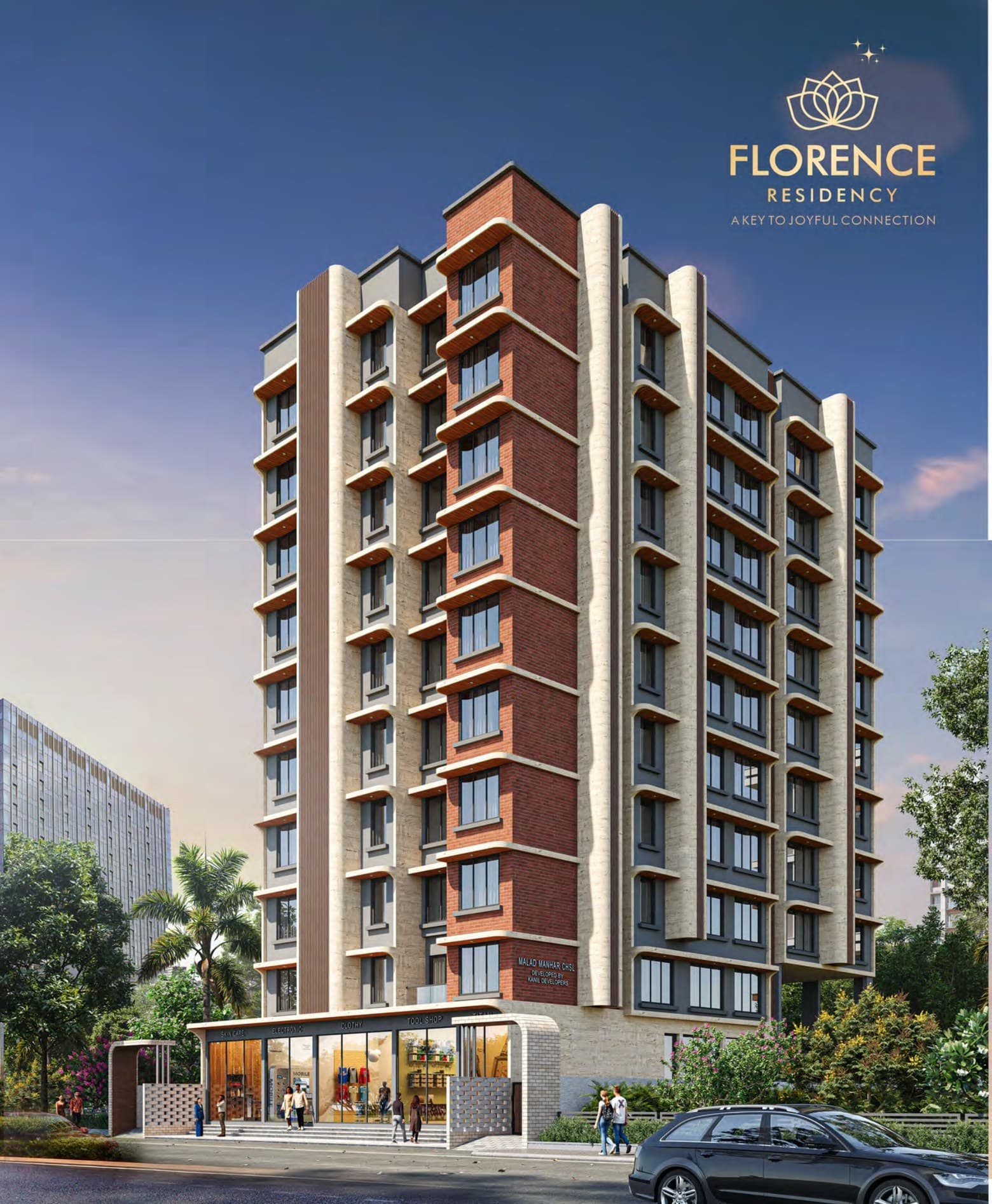 Florence Residency in Malad East, developed by Kanil Developers